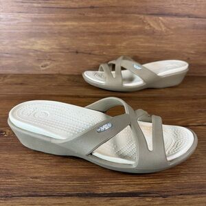 CROCS Patricia Slides Sandals Women’s Size 8 Shoes